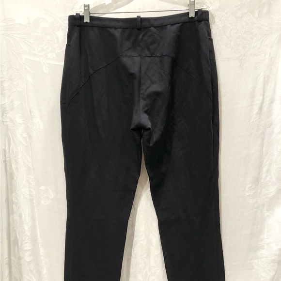 Chic LANVIN Black Stretch Wool Equestrian Trousers 42 10 $800 - Picture 7 of 11